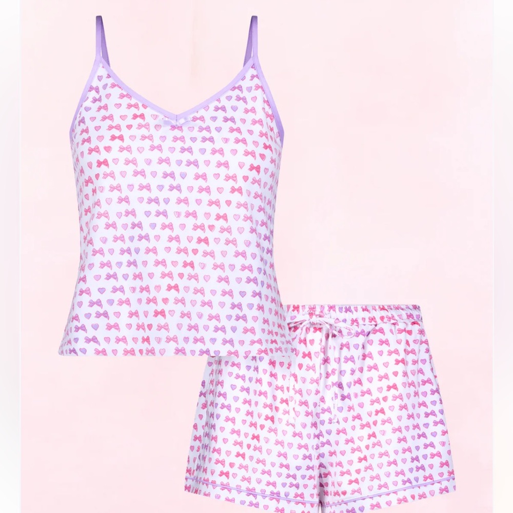 LoveShackFancy X Roller Rabbit Disco Bow Mischa Set Size XS - Picture 5 of 5